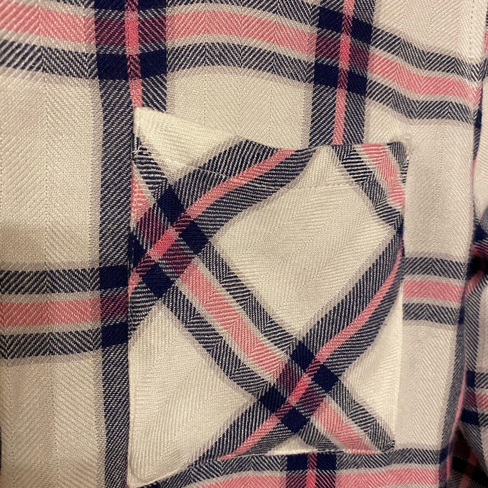 Rails Pink And Blue Button Down - image 3